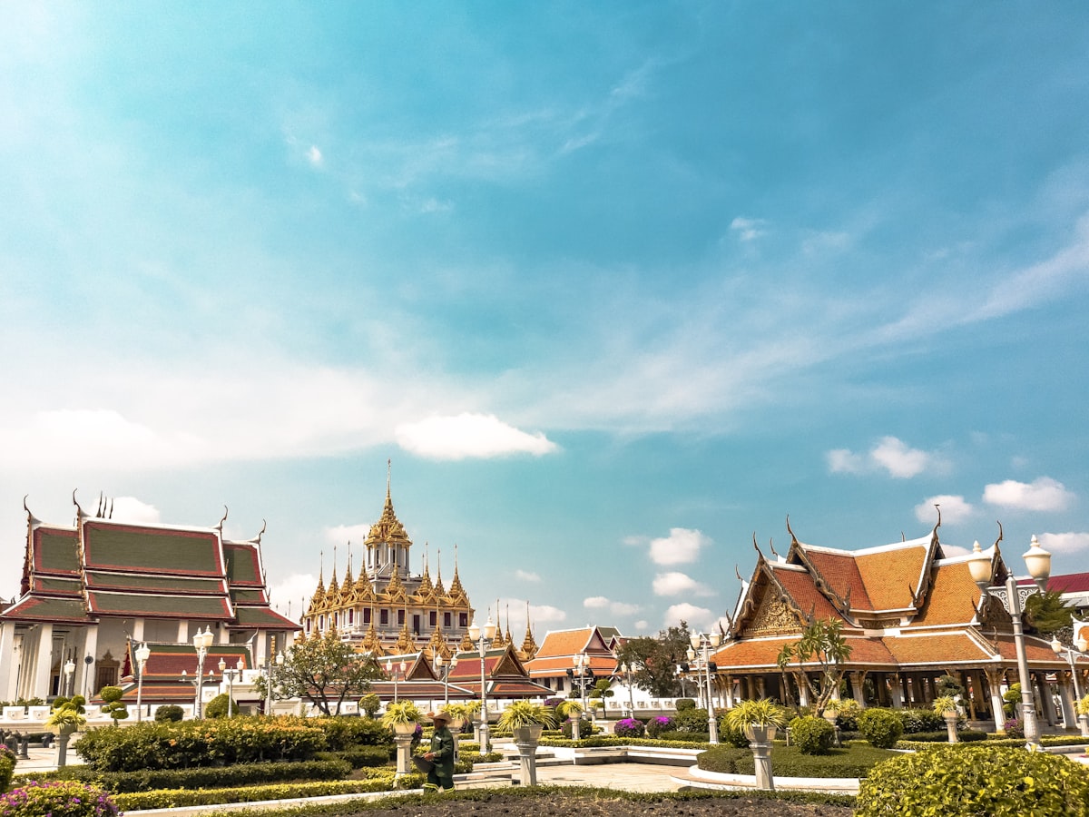 Modern residential towers in central Bangkok